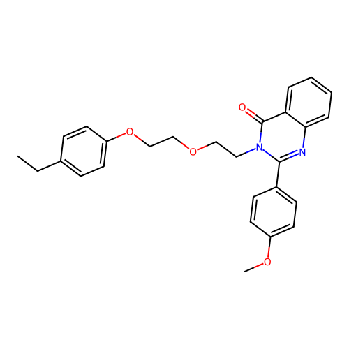 3-(2-(2-(4-ethylphenoxy)ethoxy)ethyl)-2-(4-methoxyphenyl)quinazolin-4(3H)-one structure