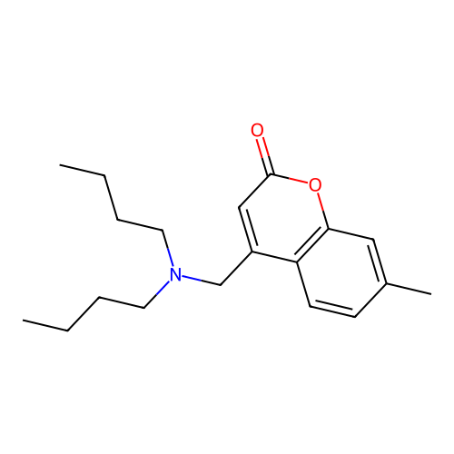 4-[(Dibutylamino)methyl]-7-methylchromen-2-one structure