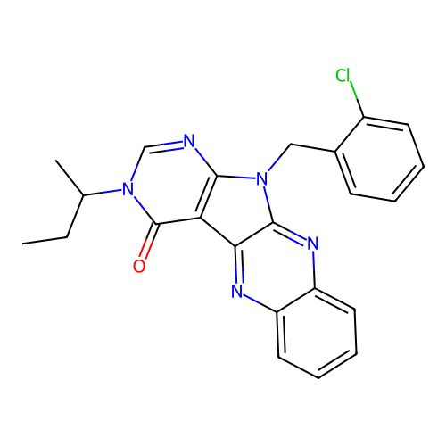 C23H20ClN5O structure
