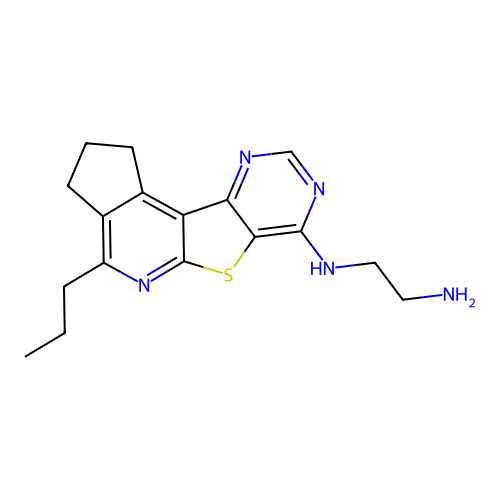 C17H21N5S structure