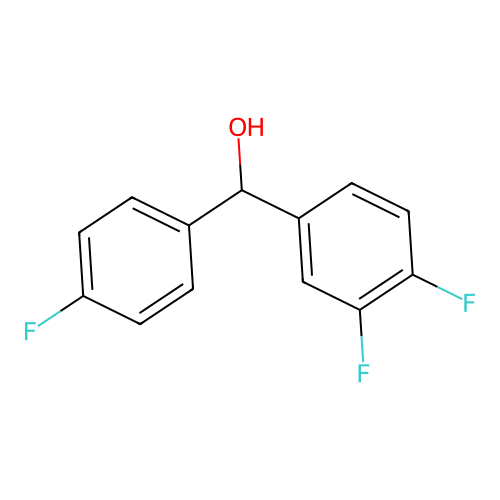 3,4,4'-Trifluorobenzhydrol structure