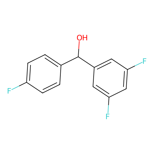 3,4',5-Trifluorobenzhydrol structure