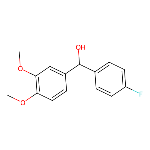 4-Fluoro-3',4'-dimethoxybenzhydrol structure