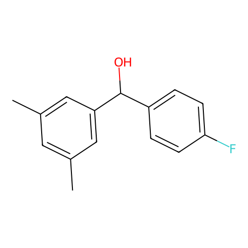 3,5-Dimethyl-4'-fluorobenzhydrol structure
