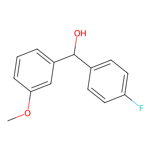 4-Fluoro-3'-methoxybenzhydrol structure