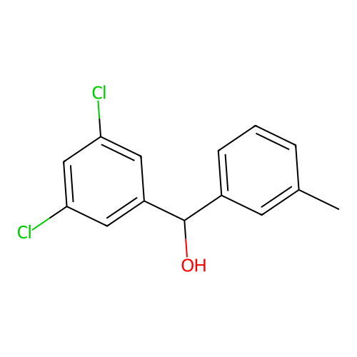 3,5-Dichloro-3'-methylbenzhydrol structure