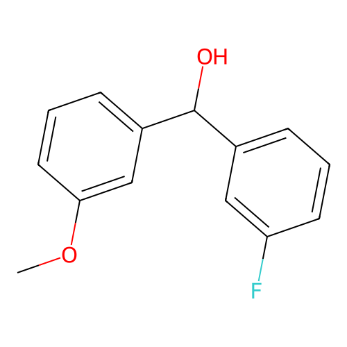 3-Fluoro-3'-methoxybenzhydrol structure