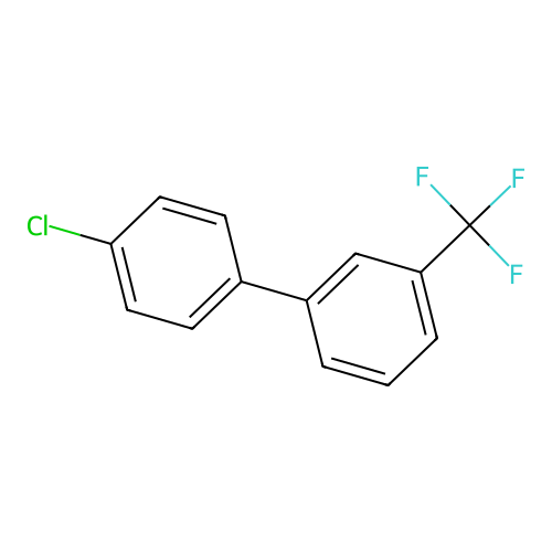 4-Chloro-3'-trifluoromethylbiphenyl structure
