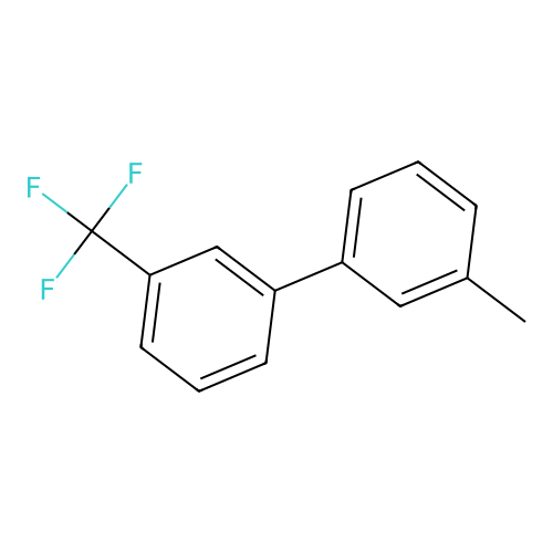 3-Methyl-3'-trifluoromethylbiphenyl structure