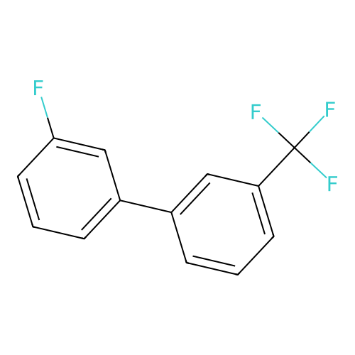 3-Fluoro-3'-trifluoromethylbiphenyl structure