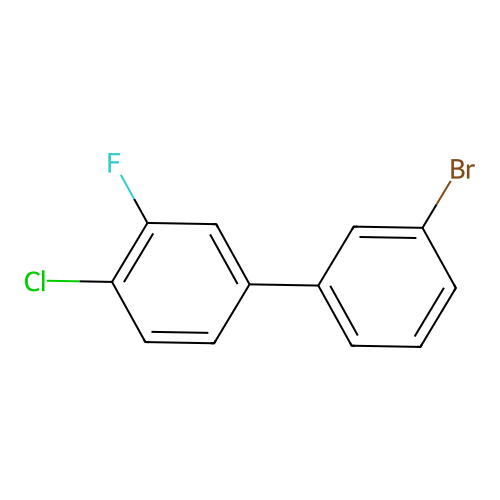 3-Bromo-4'-chloro-3'-fluorobiphenyl structure