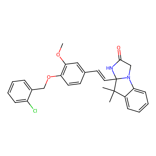 C28H27ClN2O3 structure
