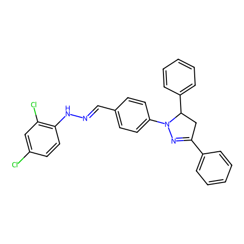 C28H22Cl2N4 structure