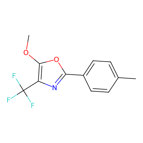 5-Methoxy-2-(4-methylphenyl)-4-(trifluoromethyl)-1,3-oxazole structure