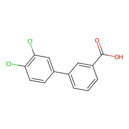 3-(3,4-dichlorophenyl)benzoic Acid structure