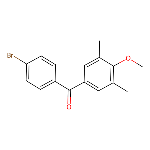 4-Bromo-3',5'-dimethyl-4'-methoxybenzophenone structure
