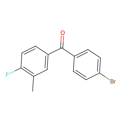 4-Bromo-4'-fluoro-3'-methylbenzophenone structure