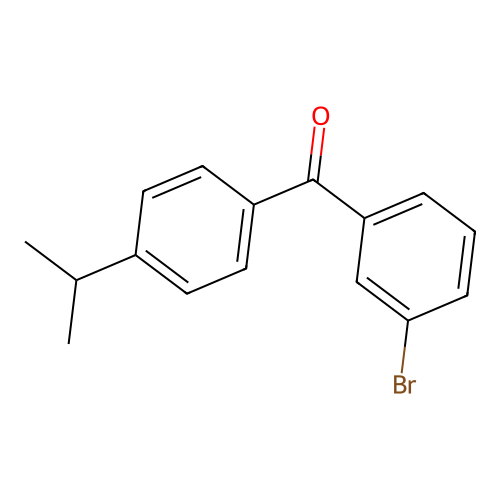 3-Bromo-4'-iso-propylbenzophenone structure