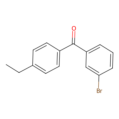 3-Bromo-4'-ethylbenzophenone structure