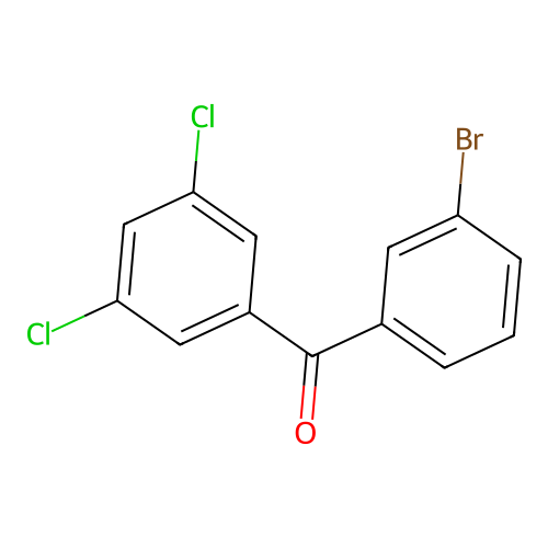 3-Bromo-3',5'-dichlorobenzophenone structure