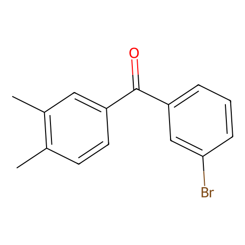 3-Bromo-3',4'-dimethylbenzophenone structure