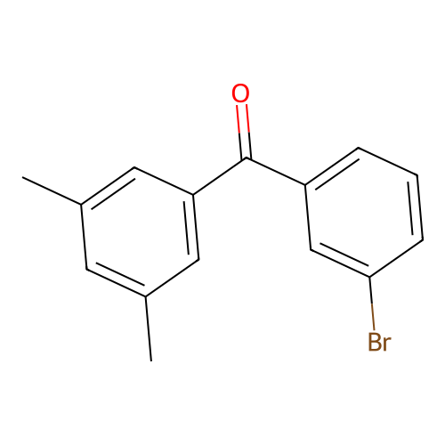 3-Bromo-3',5'-dimethylbenzophenone structure