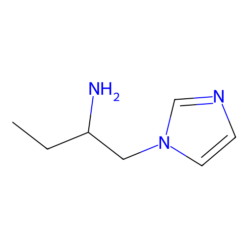 1-(1H-imidazol-1-yl)butan-2-amine structure