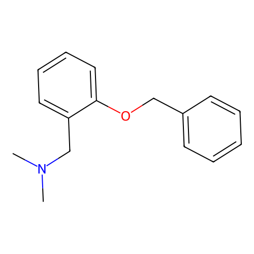 N-[2-(benzyloxy)benzyl]-N,N-dimethylamine structure