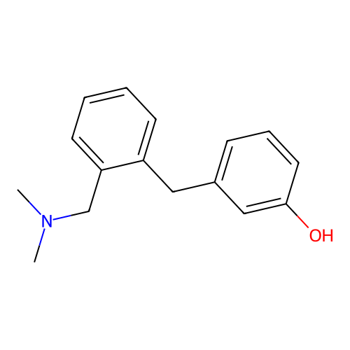 3-{2-[(Dimethylamino)methyl]benzyl}phenol structure