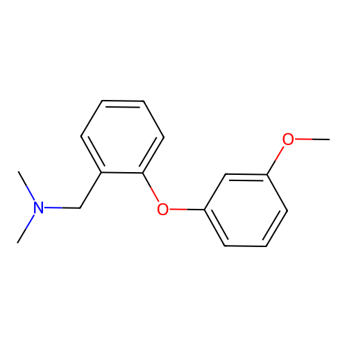 N-[2-(3-methoxyphenoxy)benzyl]-N,N-dimethylamine structure