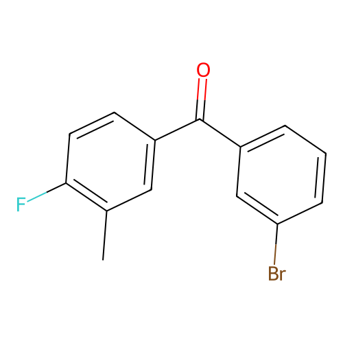 3-Bromo-4'-fluoro-3'-methylbenzophenone structure