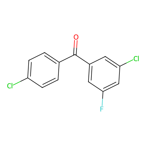 3,4'-Dichloro-5-fluorobenzophenone structure