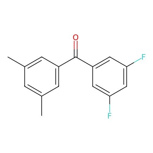 3,5-Difluoro-3',5'-dimethylbenzophenone structure