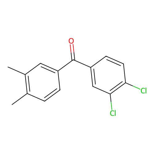 3,4-Dichloro-3',4'-dimethylbenzophenone structure