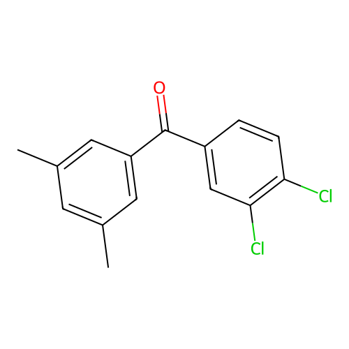 3,4-Dichloro-3',5'-dimethylbenzophenone structure