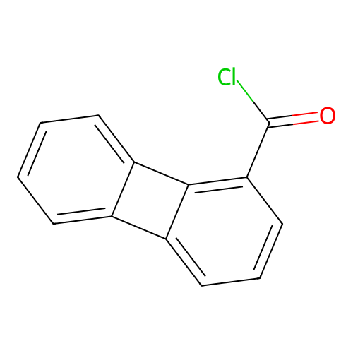 1-Biphenylenecarbonyl chloride structure