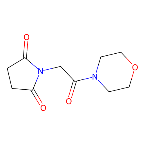 1-(2-Morpholino-2-oxoethyl)pyrrolidine-2,5-dione structure