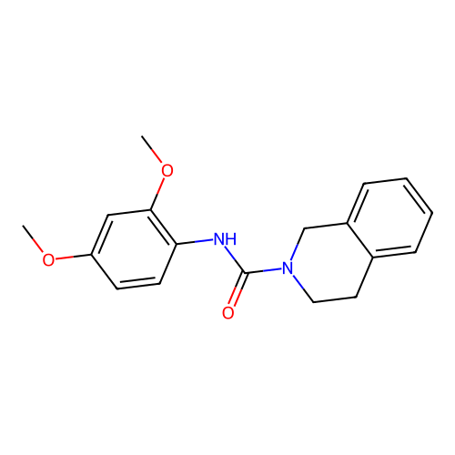 N-(2,4-Dimethoxyphenyl)-3,4-dihydro-2(1H)-isoquinolinecarboxamide structure