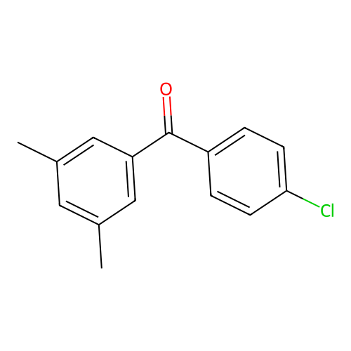 4-Chloro-3',5'-dimethylbenzophenone structure