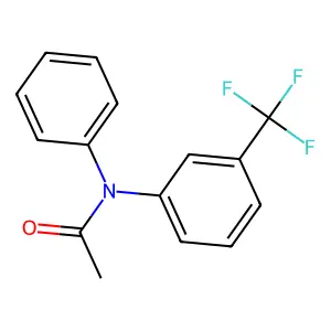 Acetamide, N-phenyl-N-(alpha,alpha,alpha-trifluoro-m-tolyl)- structure