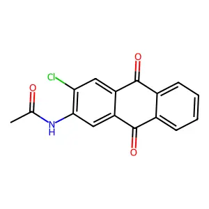 N-(3-Chloro-9,10-dihydro-9,10-dioxo-2-anthracenyl)acetamide structure