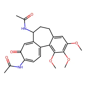 乙酰秋水仙酰胺 structure