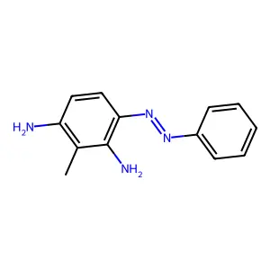 2-甲基-4-(苯偶氮基)-1,3-苯二胺 structure