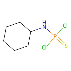 环己基硫代磷酰二氯胺 structure