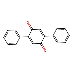 2,5-Diphenyl-2,5-cyclohexadiene-1,4-dione structure