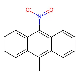 9-Methyl-10-nitroanthracene structure
