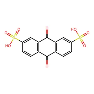 2,7-Anthracenedisulfonic acid, 9,10-dihydro-9,10-dioxo- structure