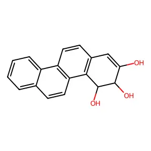 3,4-Dihydrochrysene-2,3,4-triol structure