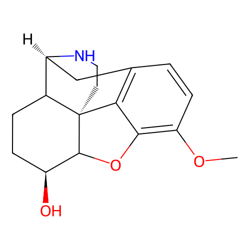 3-Methoxy-4,5-epoxymorphinan-6-ol structure