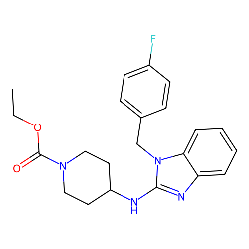 N-Ethoxycarbonyl Norastemizole structure